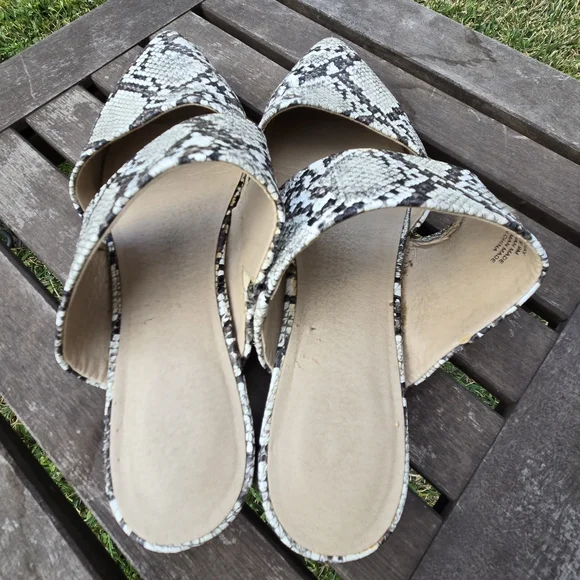 Coconuts by MATISSE Shay Snake Print Pointed Mules 9 - Picture 3 of 7